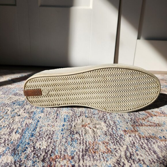 All Saints Milla Sneaker Leather Low Top in Cream Size 9 - Picture 7 of 8